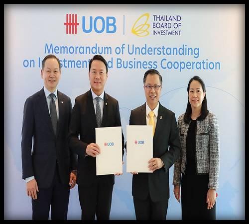 BOI and UOB sign MOU to facilitate new investments
